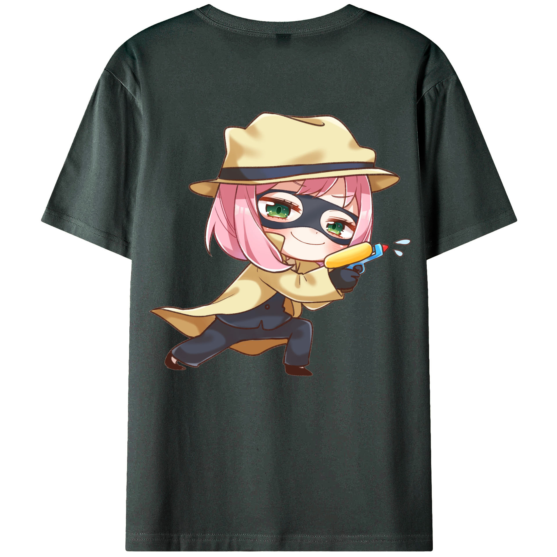 （画像用） SPY×FAMILY间谍家家酒 綿100％ メンズ半袖Tシャツ（バックプリント） 通気性